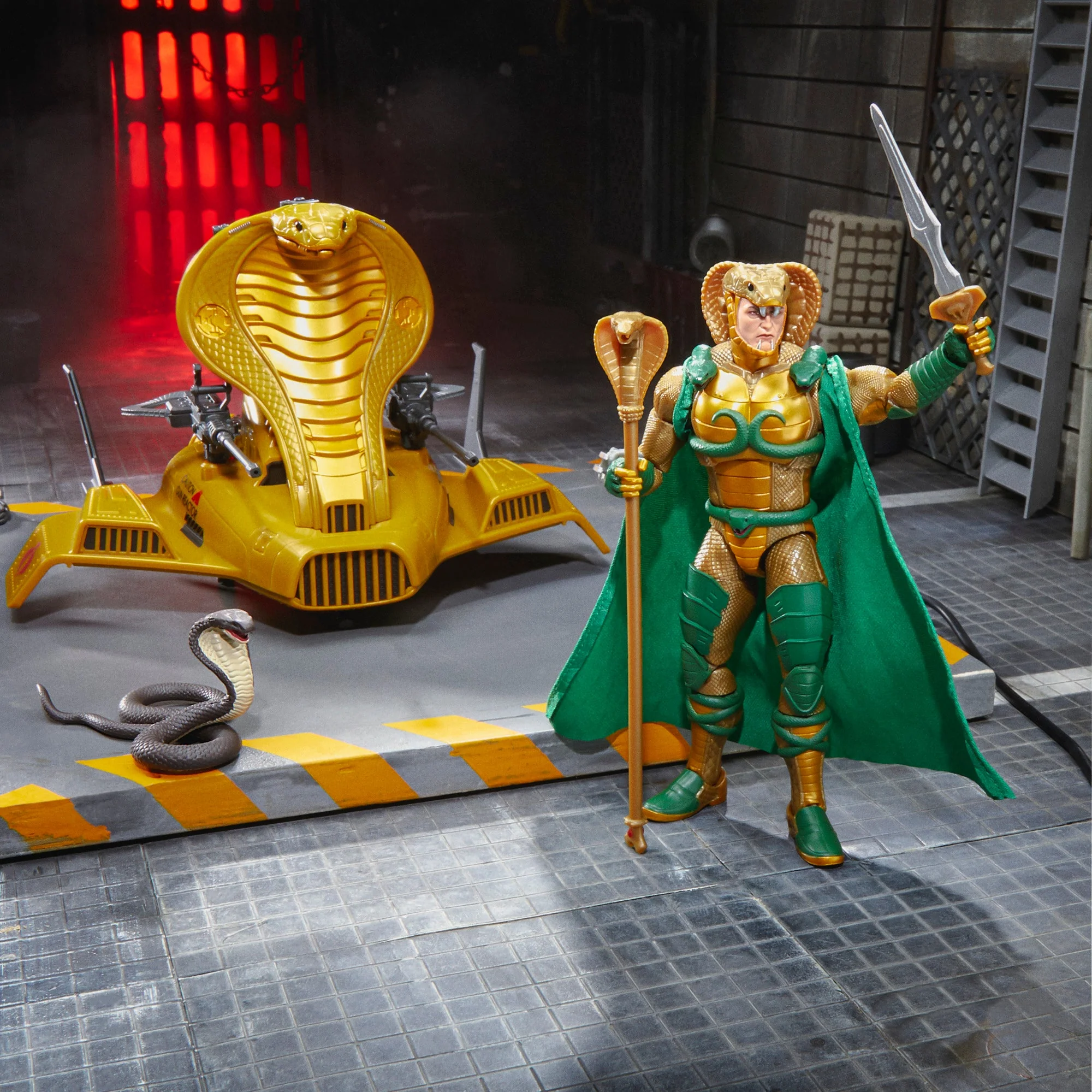 G.I. Joe Classified Serpentor & Air Chariot Review.
