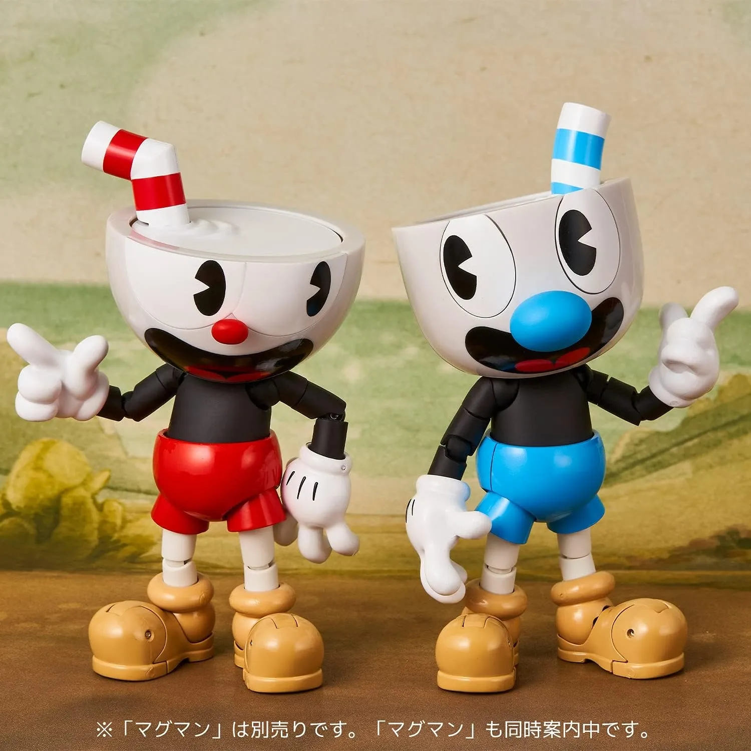 1000 Toys Cuphead and Mugman Action Figures Review