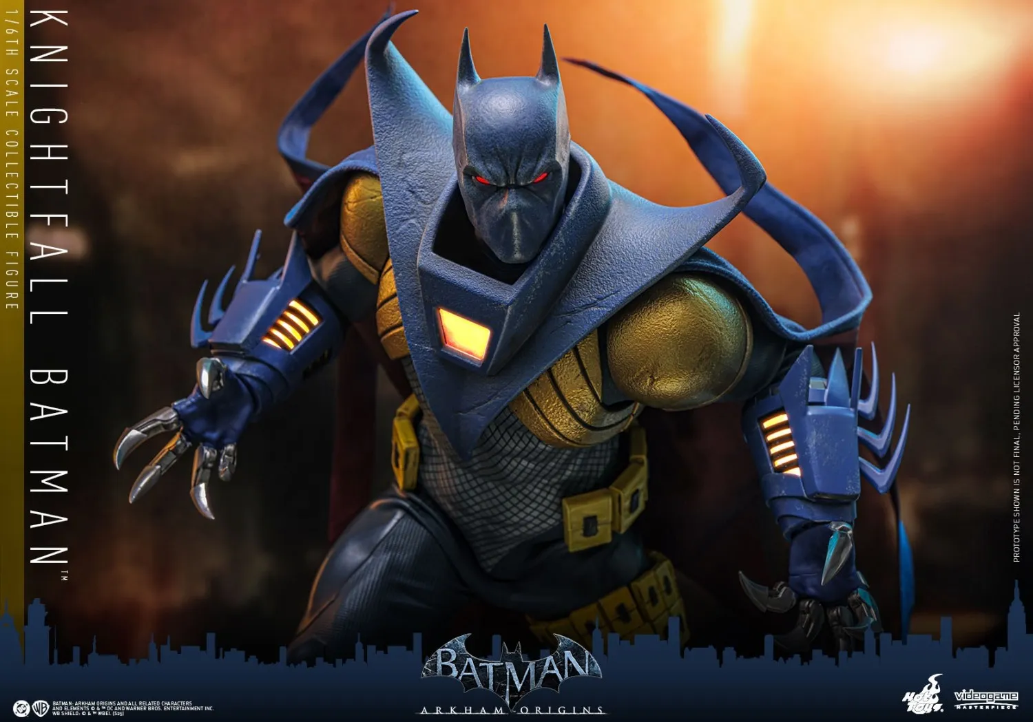 Hot Toys Unveils Batman Arkham Origins Knightfall (Azrael Batman) 1/6 Scale Figure