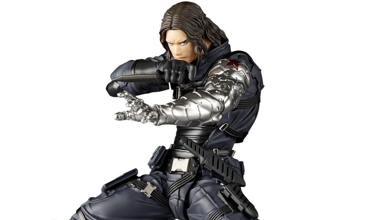 Revoltech Amazing Yamaguchi Winter Soldier Review: Comic Roots, Cinematic Shadows