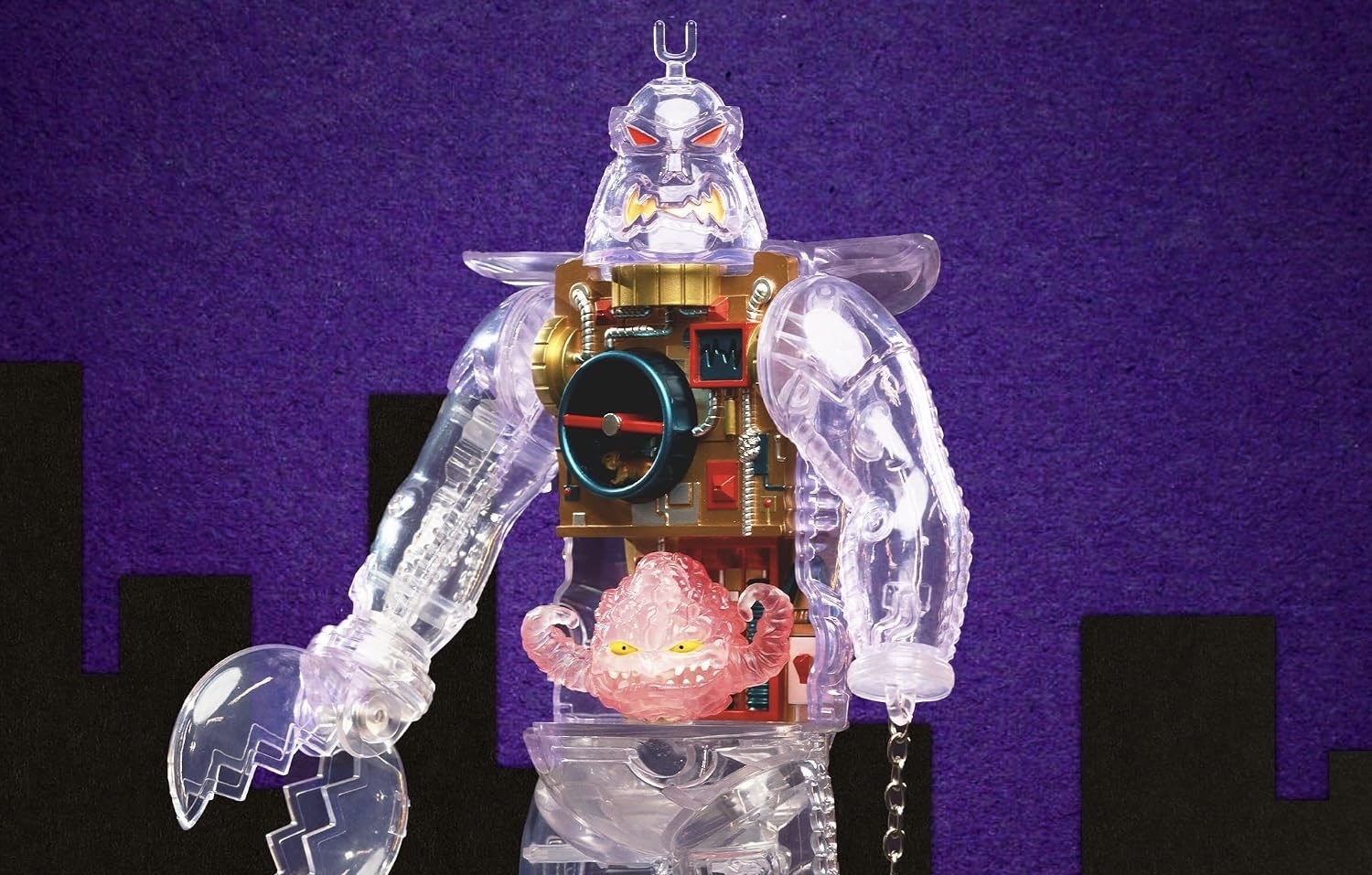 Super7 – Teenage Mutant Ninja Turtles – Super Cyborg – Krang Android (Clear) Review